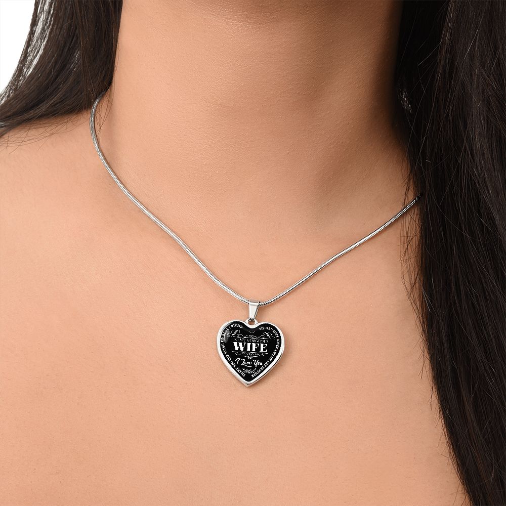 To My Gorgeous Wife - Black