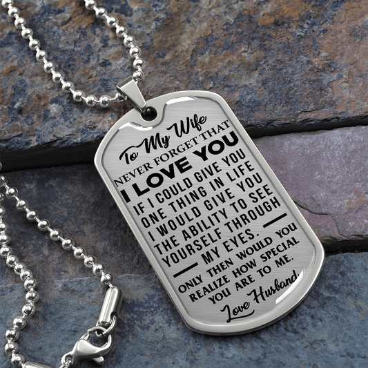Wife - If I Could Give You One Thing in Life - Transparent Black