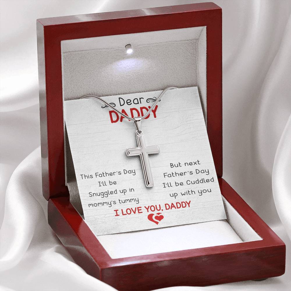 Dad - Snuggled Up In Mommy's Tummy - Father's Day