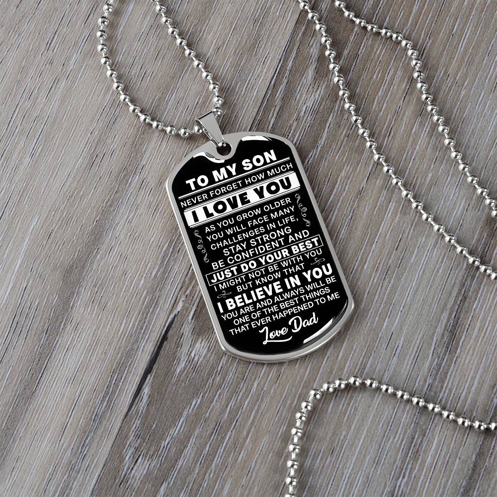 Son - As You Grow Older - Love Dad - INCLUDES FREE SHIPPING