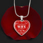To My Gorgeous Wife - Red