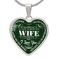 To My Gorgeous Wife - Green
