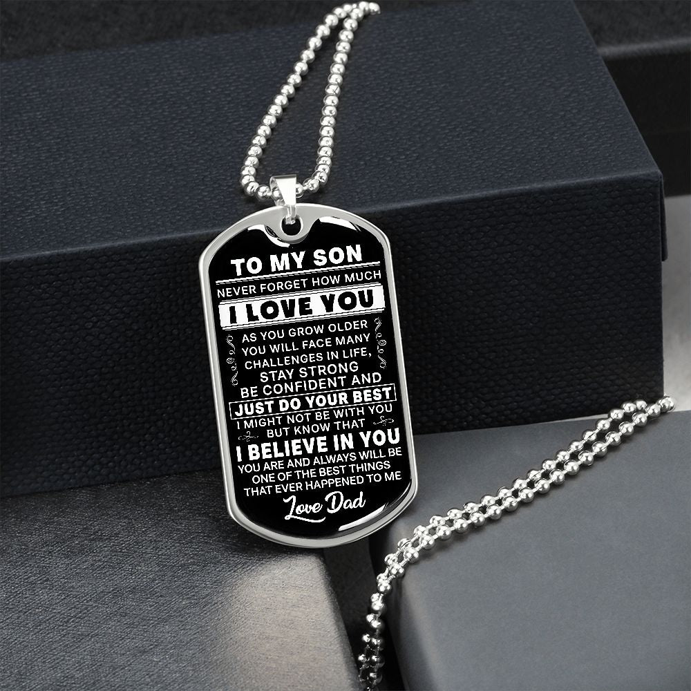 Son - As You Grow Older - Love Dad - INCLUDES FREE SHIPPING