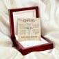 To My Cowgirl - CZ Cross Necklace