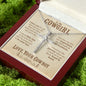 To My Cowgirl - CZ Cross Necklace