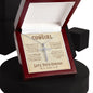 To My Cowgirl - CZ Cross Necklace