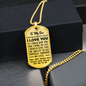 Son - If I Could Give You One Thing In Life - Black Text