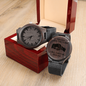 Through Good Times & Bad - Engraved Wooden Watch