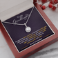 I Hugged This Little Pendant - Love Grandpa - Eternal Hope Necklace