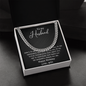 Husband - Wonderful Person - Cuban Link Chain