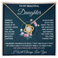 to my beautiful daughter necklace from mom from dad mother and daughter necklaces birthday gifts for daughter adult mother to daughter gifts
