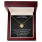 To My Stunning - Smokin Hot Wife - Love Knot Necklace - INCLUDES FREE SHIPPING