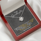 Granddaughter - I Hugged The Little Pendant - Love Grandma
