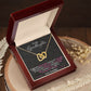 To My Granddaughter - I Hugged This Little Pendant - Love Grandpa