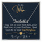 Wife - Last Everything - Name Necklace