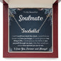 Necklace with name for soulmate gifts for her gift for girlfriend gift for wife soulmate name necklace personalized for women fiance jewerly