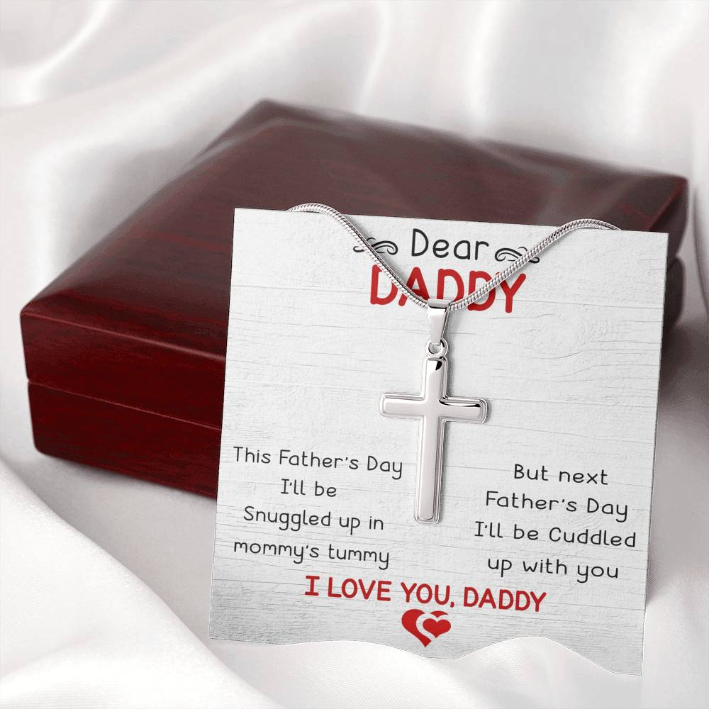 Dad - Snuggled Up In Mommy's Tummy - Father's Day